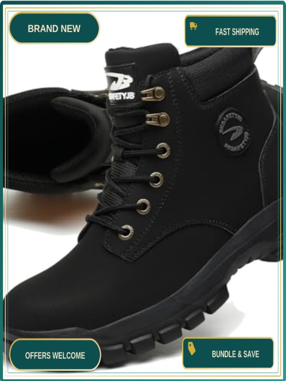 Steel Toe Boots Waterproof Lightweight Safety Shoes Women Men